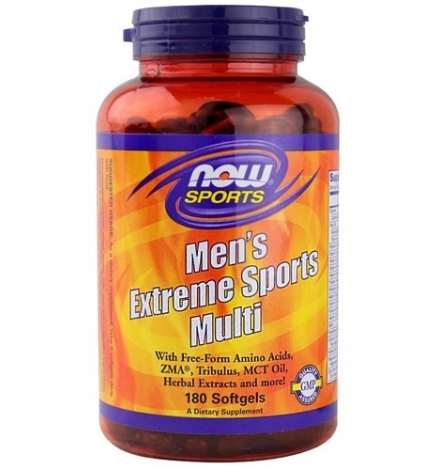 Now Sports Men's Extreme Sports Multi 180 Softgels Now Sports Men's Extreme Sports Multi 180 Softgels