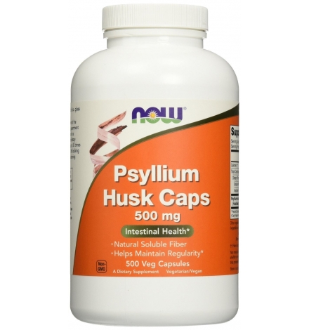 Now Foods Psyllium Husk 500mg 500 Capsules Now Foods Psyllium Husk 500mg 500 Capsules