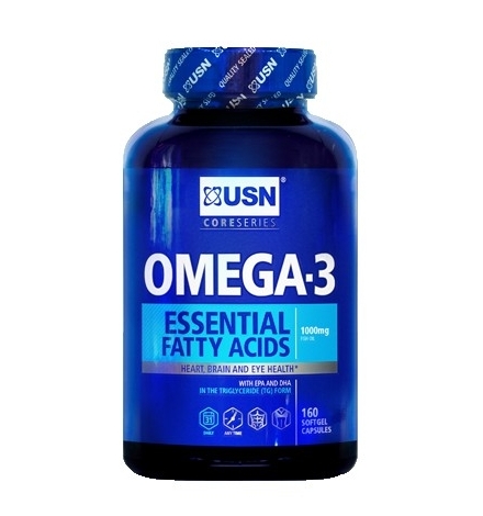 USN Omega-3 1000mg 160 Softgel Capsules USN Omega-3 1000mg 160 Softgel Capsules