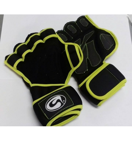 Gloves GSN Art:WLG-1099 Black/Green Gloves GSN Art:WLG-1099 Black/Green