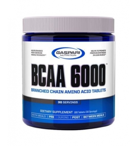 Gaspari BCAA 6000 180 Tablets Gaspari BCAA 6000 180 Tablets