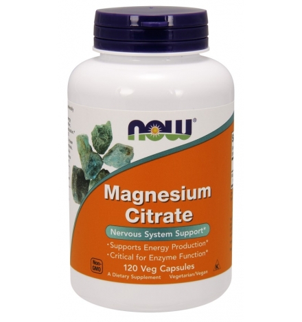 Now Foods Magnesium Citrate 500mg 120VCapsules Now Foods Magnesium Citrate 500mg 120VCapsules
