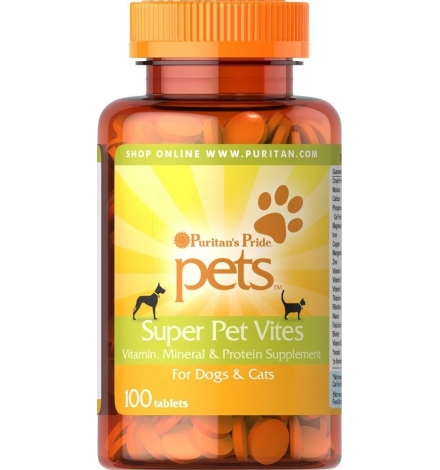 Puritan's Pride Super Pet Vites 100Tablets Puritan's Pride Super Pet Vites 100Tablets