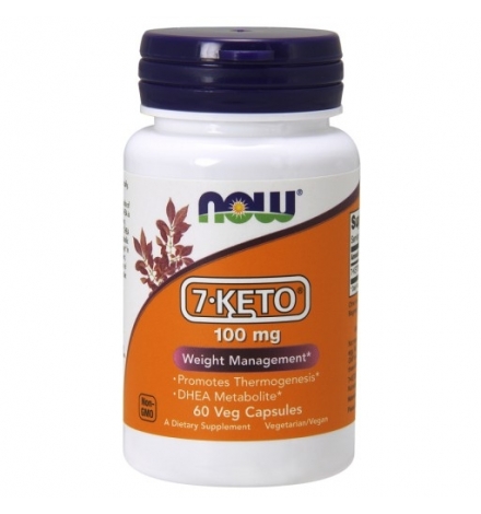 Now Foods 7-Keto 100mg 60 Veg Caps Now Foods 7-Keto 100mg 60 Veg Caps