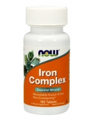 Now Foods Iron Complex 100 Tablets