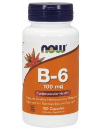 Now Foods Vitamin B-6 100mg 100Caps