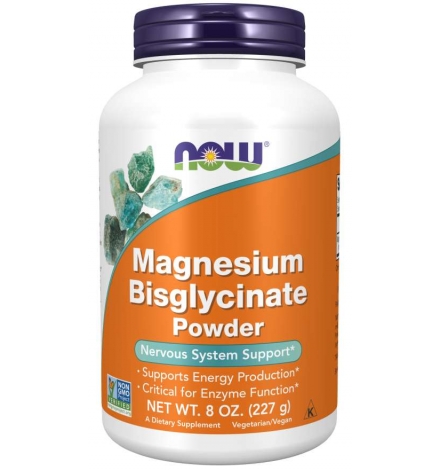 Now Foods Magnesium Bisglycinate Powder 227g