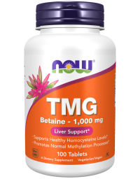 Now Foods TMG Betaine-1000mg 100 Tablets