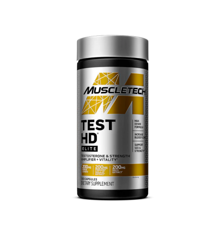 MuscleTech Test- HD Elite 120 Caps