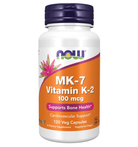 Now Foods Vitamin K-2 MK-7 100mcg 120Veg Capsules