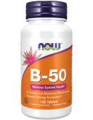 Now Foods Vitamin B-50 mg 100 Tablets