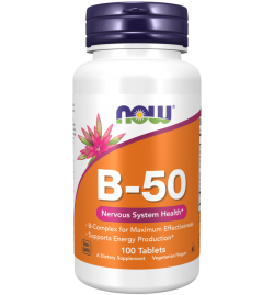 Now Foods Vitamin B-50 mg 100 Tablets