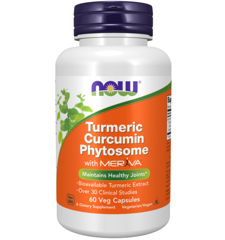 Now Foods Turmeric Curcumin Phytosome 60 Veg Capsules