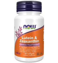 Now Foods Lutein & Zeaxanthin 60 Softgels