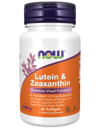 Now Foods Lutein &  Zeaxanthin 60 Softgels