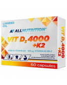 AllNutrıtıon Vıt D3 4000  +K2 60 Caps