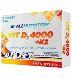 AllNutrıtıon Vıt D3 4000  +K2 60 Caps