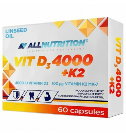 AllNutrıtıon Vıt D3 4000  +K2 60 Caps