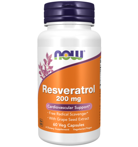 Now Foods Natural Resveratrol 200mg - 60VCaps