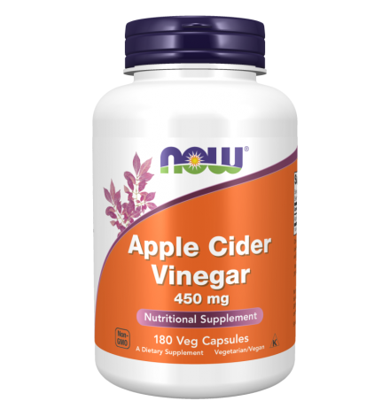 Now Foods Apple Cider Vinegar 450mg 180Veg Capsules