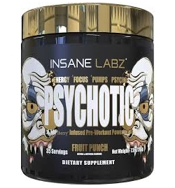 Insane Labz Psychotic Gold Pre-Wokrout 35 Serv.