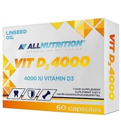 AllNutrition Vitamin D3 4000IU - 60 Capsules