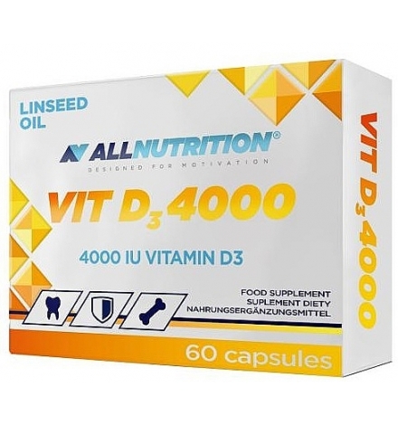 AllNutrition Vitamin D3 4000IU - 60 Capsules