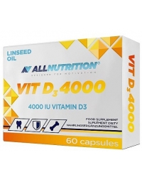 AllNutrition Vitamin D3 4000IU - 60 Capsules