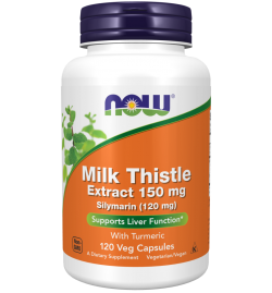 Now Foods Milk Thistle Extract 150 mg Silymarin (120 mg) - 120VCaps